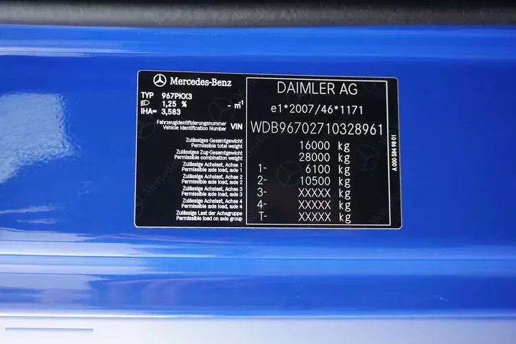 Mercedes ATEGO / 1630 / ACC / E 6 / FIRANKA / 18 PALET / ŁAD. 8880 KG zdjęcie 10