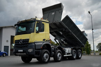 Mercedes -BENZ AROCS 4148 / 8x6 / WYWROTKA DWUSTRONNA / HYDROBURTA / HYDROKLAPA / 2016 / SPROWADZONY
