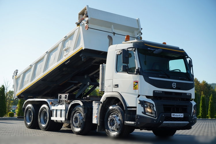 Volvo FMX 450 / 8X4 / WYWROTKA 2 STRONNA / HYDROBURTA / AUTOMATYCZNA PLANDEKA / I-SHIFT / EURO 6 / SPROWADZONY zdjęcie 9