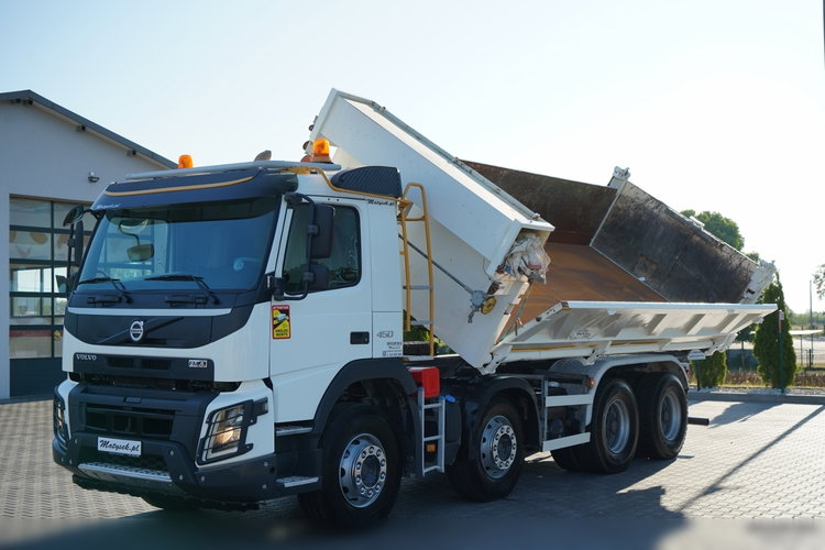 Volvo FMX 450 / 8X4 / WYWROTKA 2 STRONNA / HYDROBURTA / AUTOMATYCZNA PLANDEKA / I-SHIFT / EURO 6 / SPROWADZONY zdjęcie 11