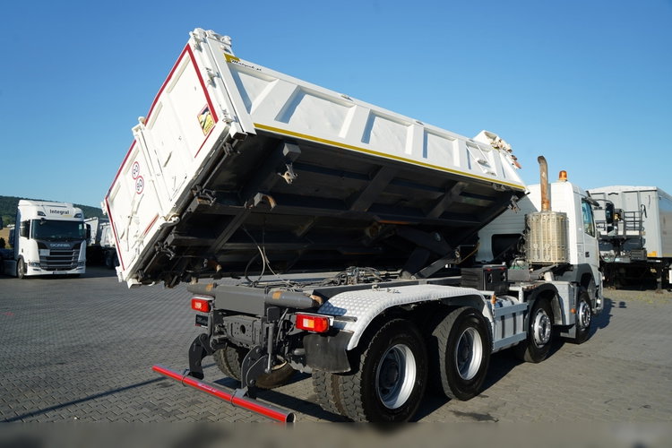 Volvo FMX 450 / 8X4 / WYWROTKA 2 STRONNA / HYDROBURTA / AUTOMATYCZNA PLANDEKA / I-SHIFT / EURO 6 / SPROWADZONY zdjęcie 14