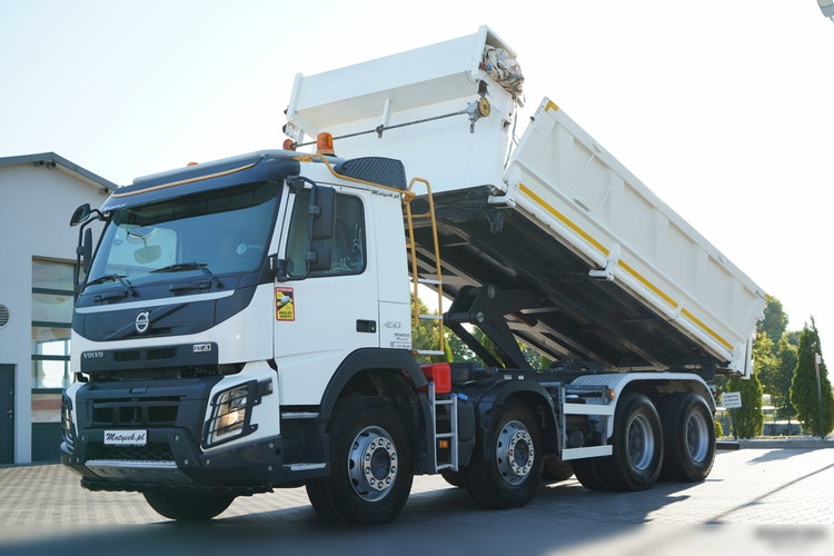 Volvo FMX 450 / 8X4 / WYWROTKA 2 STRONNA / HYDROBURTA / AUTOMATYCZNA PLANDEKA / I-SHIFT / EURO 6 / SPROWADZONY zdjęcie 1