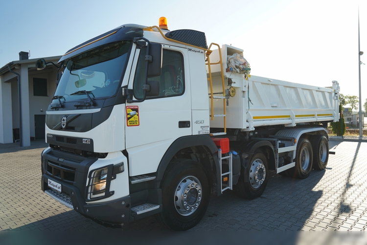 Volvo FMX 450 / 8X4 / WYWROTKA 2 STRONNA / HYDROBURTA / AUTOMATYCZNA PLANDEKA / I-SHIFT / EURO 6 / SPROWADZONY zdjęcie 19