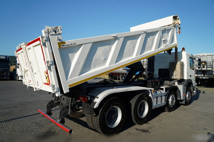 Volvo FMX 450 / 8X4 / WYWROTKA 2 STRONNA / HYDROBURTA / AUTOMATYCZNA PLANDEKA / I-SHIFT / EURO 6 / SPROWADZONY zdjęcie 7