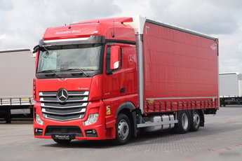 Mercedes -BENZ ACTROS 2548 / 6x2 / KLIMA POSTOJOWA / BIG SPACE / OŚ PODNOSZONA / PO ZŁOTYM KONTRAKCIE SERWISOWYM