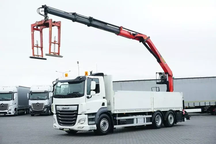 DAF CF / 480 / 6 X 2 / SKRZYNIOWY + HDS / PALFINGER PK 22 001L / OŚ SKRĘTNA / CHWYTAK zdjęcie 1