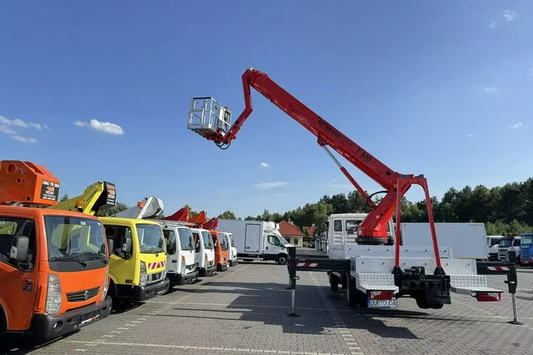 TGL 7.150 Zwyżka Ruthmann T330 33-Metry DMC 7500KG 21m w Bok zdjęcie 24