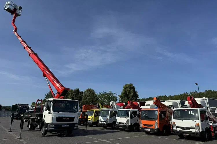 TGL 7.150 Zwyżka Ruthmann T330 33-Metry DMC 7500KG 21m w Bok zdjęcie 6