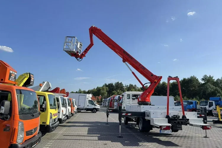 TGL 7.150 Zwyżka Ruthmann T330 33-Metry DMC 7500KG 21m w Bok zdjęcie 9