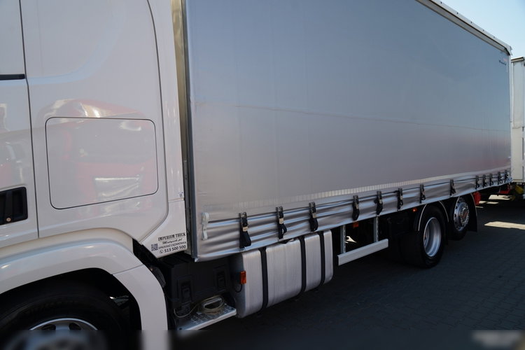 Scania R 450 / ZESTAW TANDEM 120 M3 / PRZEJAZDOWY / OŚ SKRĘTNA PODNOSZONA / MEGA /  2021 ROK / FRUEHAUF / PO KONTRAKCIE SERWISOWYM zdjęcie 12