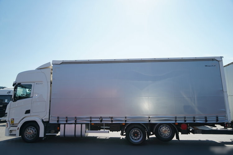 Scania R 450 / ZESTAW TANDEM 120 M3 / PRZEJAZDOWY / OŚ SKRĘTNA PODNOSZONA / MEGA /  2021 ROK / FRUEHAUF / PO KONTRAKCIE SERWISOWYM zdjęcie 13