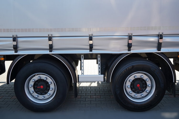 Scania R 450 / ZESTAW TANDEM 120 M3 / PRZEJAZDOWY / OŚ SKRĘTNA PODNOSZONA / MEGA /  2021 ROK / FRUEHAUF / PO KONTRAKCIE SERWISOWYM zdjęcie 38