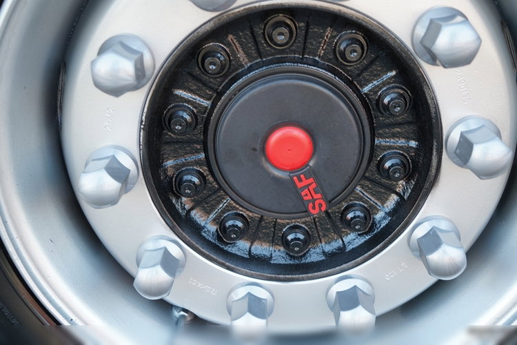 Scania R 450 / ZESTAW TANDEM 120 M3 / PRZEJAZDOWY / OŚ SKRĘTNA PODNOSZONA / MEGA /  2021 ROK / FRUEHAUF / PO KONTRAKCIE SERWISOWYM zdjęcie 39