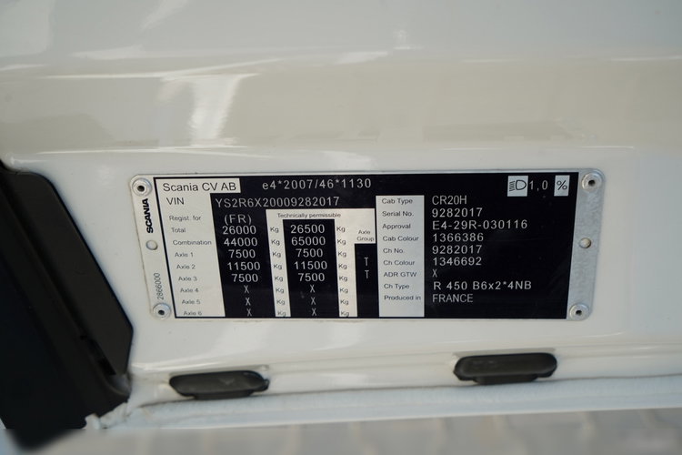 Scania R 450 / ZESTAW TANDEM 120 M3 / PRZEJAZDOWY / OŚ SKRĘTNA PODNOSZONA / MEGA /  2021 ROK / FRUEHAUF / PO KONTRAKCIE SERWISOWYM zdjęcie 53