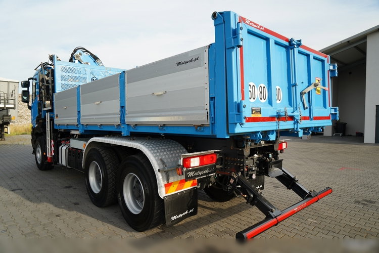 Renault C 430 / 6X4 / WYWROTKA 5.5 M + HDS ATLAS 240.2 A5 / WYSIĘG 14.5 M / MAX UDŹWIG 4520 KG / STEROWANIE RADIOWE / ROTATOR / WIDŁY DO PALET / 2020 ROK zdjęcie 21