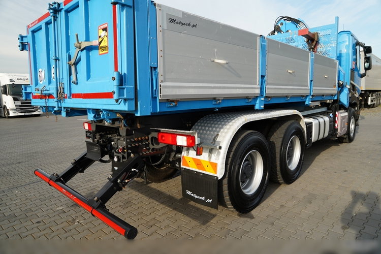 Renault C 430 / 6X4 / WYWROTKA 5.5 M + HDS ATLAS 240.2 A5 / WYSIĘG 14.5 M / MAX UDŹWIG 4520 KG / STEROWANIE RADIOWE / ROTATOR / WIDŁY DO PALET / 2020 ROK zdjęcie 23