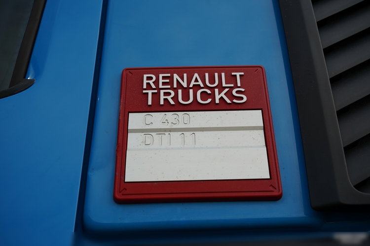 Renault C 430 / 6X4 / WYWROTKA 5.5 M + HDS ATLAS 240.2 A5 / WYSIĘG 14.5 M / MAX UDŹWIG 4520 KG / STEROWANIE RADIOWE / ROTATOR / WIDŁY DO PALET / 2020 ROK zdjęcie 35