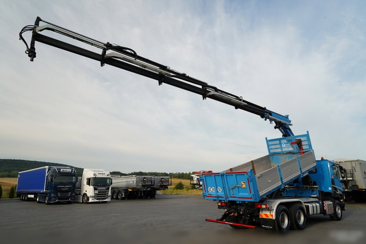 Renault C 430 / 6X4 / WYWROTKA 5.5 M + HDS ATLAS 240.2 A5 / WYSIĘG 14.5 M / MAX UDŹWIG 4520 KG / STEROWANIE RADIOWE / ROTATOR / WIDŁY DO PALET / 2020 ROK zdjęcie 5