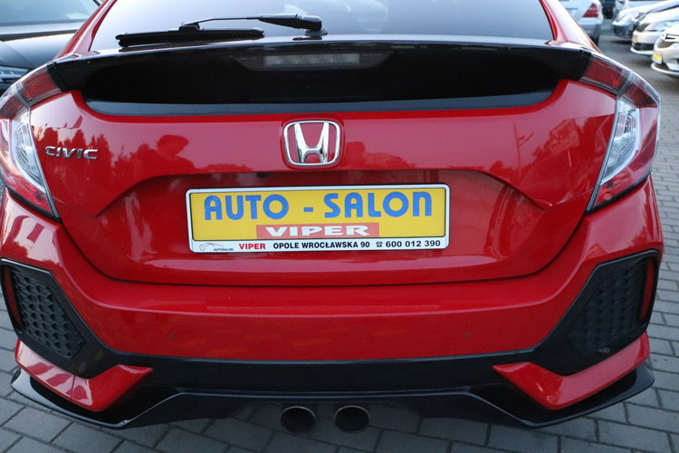 Honda Civic krajowy.2-wł, serwis, model 2018, dach szklany panoramiczny zdjęcie 25