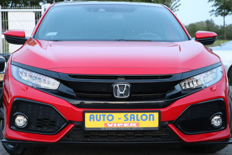 Honda Civic krajowy.2-wł, serwis, model 2018, dach szklany panoramiczny zdjęcie 7