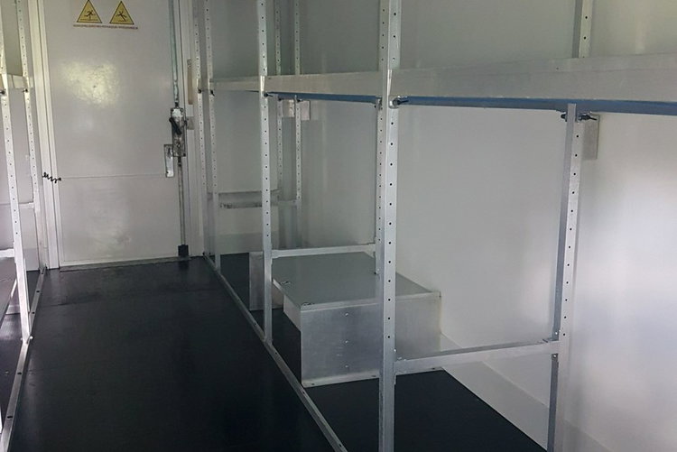 Iveco Daily KONTENER NISKOPODŁOGOWY 4.43x2.23x2.42 SKLEP BAR FOODTRUCK KAMPER AC zdjęcie 37