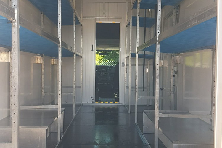 Iveco Daily KONTENER NISKOPODŁOGOWY 4.43x2.23x2.42 SKLEP BAR FOODTRUCK KAMPER AC zdjęcie 24