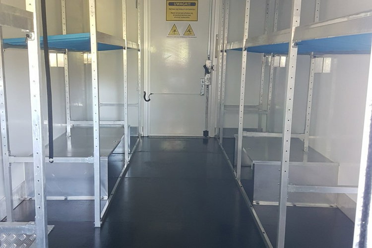 Iveco Daily KONTENER NISKOPODŁOGOWY 4.43x2.23x2.42 SKLEP BAR FOODTRUCK KAMPER AC zdjęcie 34