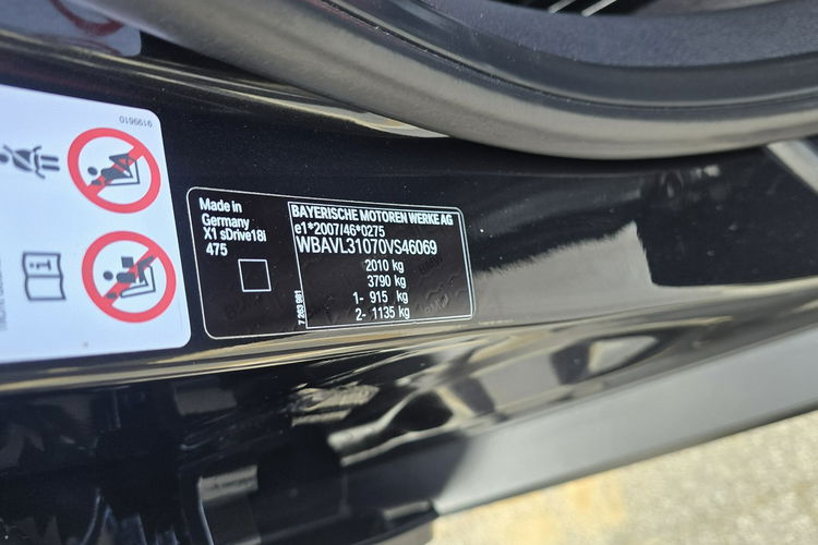 BMW X1 sDrive18i / 2.0 benzyna 150KM / Bezwypadkowa / Mały przebieg zdjęcie 12