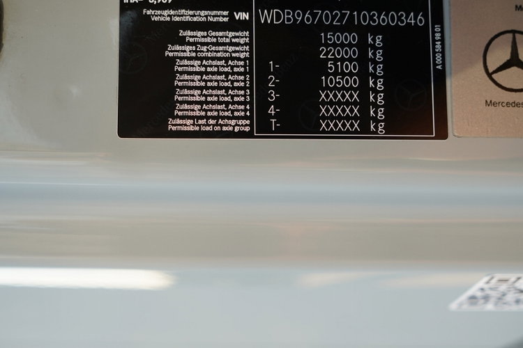 Mercedes ATEGO 1521 / IZOTERMA / KONTENER / WINDA BAR - 1500KG / POLSKA zdjęcie 39