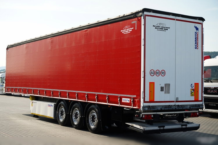 Schmitz / FIRANKA / WINDA ZAŁADOWCZA / 2x OŚ PODNOSZONA / KOSZ NA PALETY / zdjęcie 6