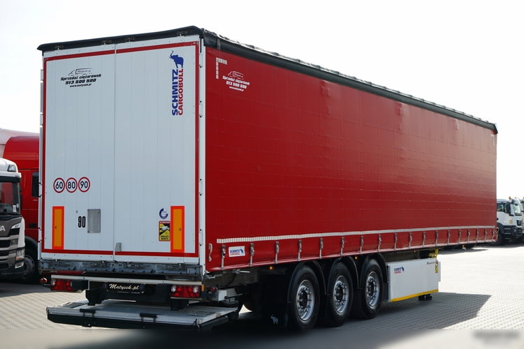 Schmitz / FIRANKA / WINDA ZAŁADOWCZA / 2x OŚ PODNOSZONA / KOSZ NA PALETY / zdjęcie 8