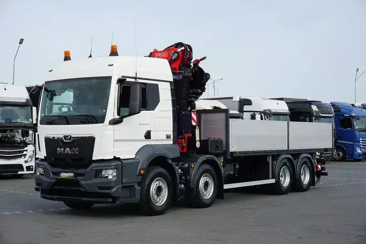 MAN TGS / 35.470 / E 6 / SKRZYNIOWY + HDS / FASSI F 545 / ŁAD. 13 105 KG / PILOT zdjęcie 3