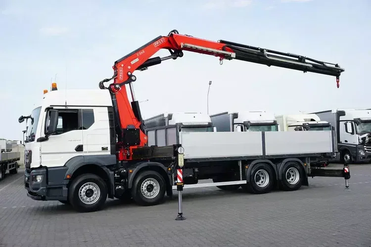 MAN TGS / 35.470 / E 6 / SKRZYNIOWY + HDS / FASSI F 545 / ŁAD. 13 105 KG / PILOT zdjęcie 4