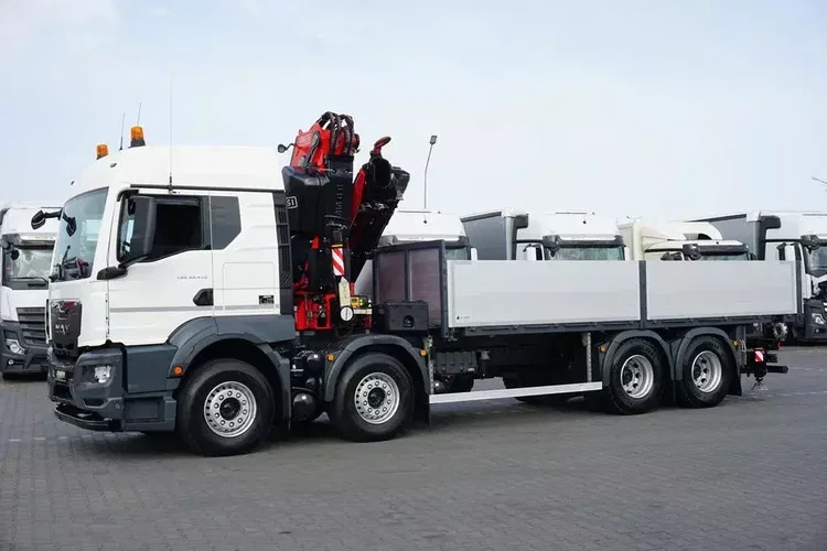 MAN TGS / 35.470 / E 6 / SKRZYNIOWY + HDS / FASSI F 545 / ŁAD. 13 105 KG / PILOT zdjęcie 5