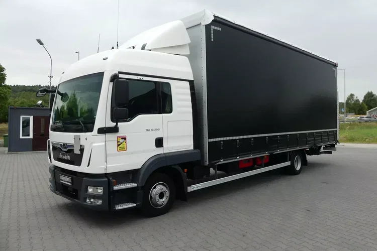 MAN TGL 12.250 / FIRANKA 7.70 + WINDA / EURO 6 / GLOB / IDEALNY STAN / zdjęcie 3