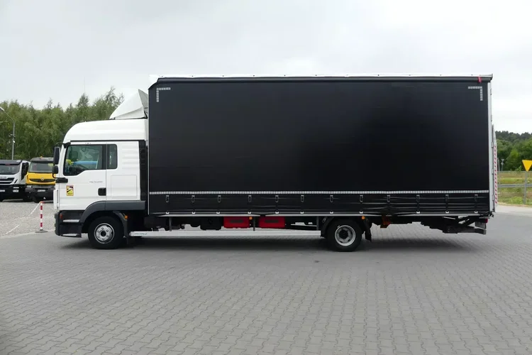 MAN TGL 12.250 / FIRANKA 7.70 + WINDA / EURO 6 / GLOB / IDEALNY STAN / zdjęcie 4