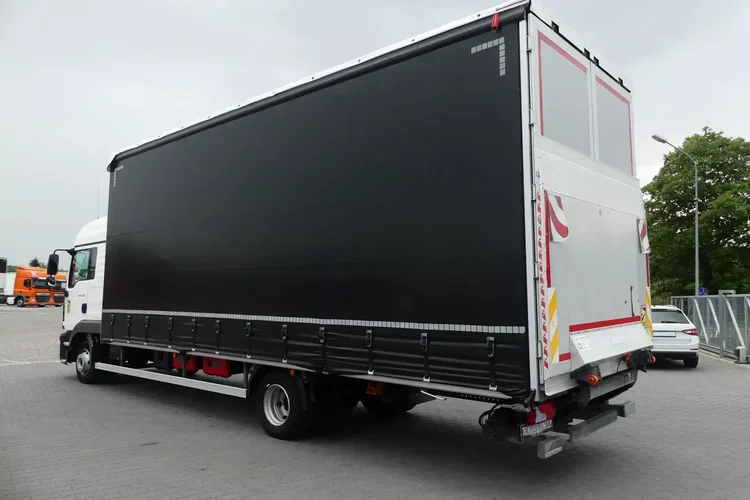 MAN TGL 12.250 / FIRANKA 7.70 + WINDA / EURO 6 / GLOB / IDEALNY STAN / zdjęcie 5