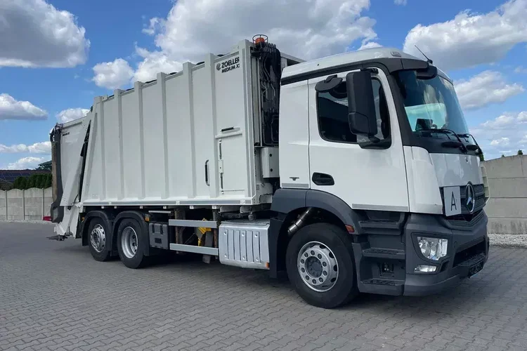 Mercedes ANTOS 2533, EURO6/ ŚMECIARKA/ ZOLLER/ DELTA zdjęcie 4