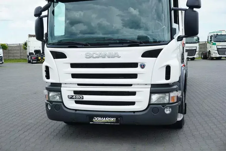 Scania / P 420 / 8 X 4 / TRIDEM / SKRZYNIOWY + HDS / PALFINGER PK 26002 / WYS. 12 M / DŁ. 8 M zdjęcie 30