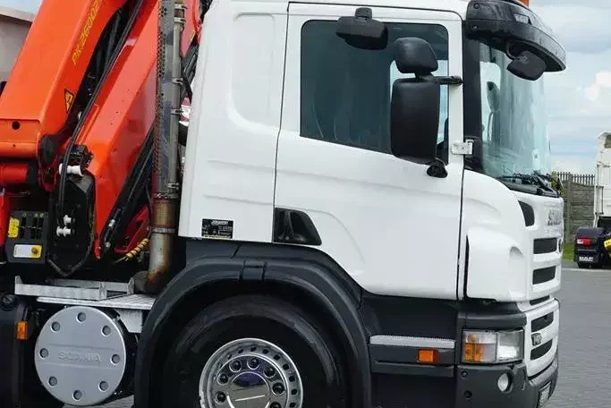 Scania / P 420 / 8 X 4 / TRIDEM / SKRZYNIOWY + HDS / PALFINGER PK 26002 / WYS. 12 M / DŁ. 8 M zdjęcie 38