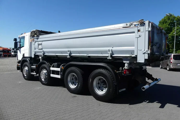 Scania P400 / 8x4 / WYWROTKA / HYDROBURTA / MANUAL / RETARDER / zdjęcie 11