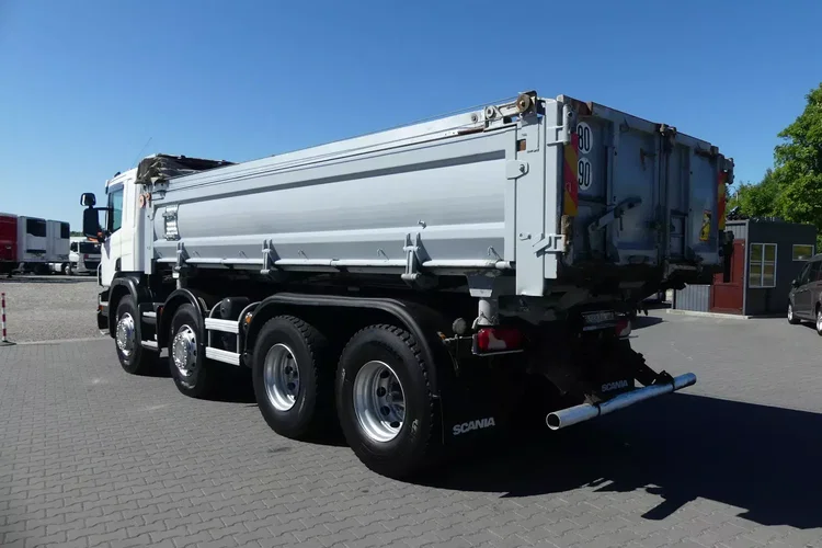 Scania P400 / 8x4 / WYWROTKA / HYDROBURTA / MANUAL / RETARDER / zdjęcie 12