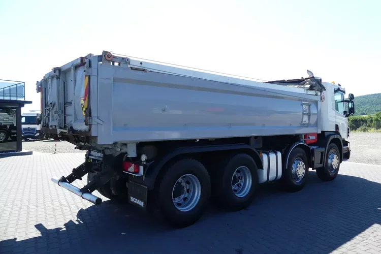 Scania P400 / 8x4 / WYWROTKA / HYDROBURTA / MANUAL / RETARDER / zdjęcie 14