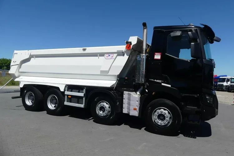 Renault C480 SILNIK 13L / 8x4 / WYWROTKA / HYDRAULICZNA TYLNA KLAPA / zdjęcie 12