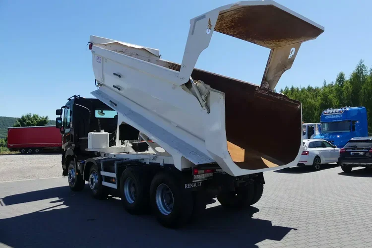 Renault C480 SILNIK 13L / 8x4 / WYWROTKA / HYDRAULICZNA TYLNA KLAPA / zdjęcie 4