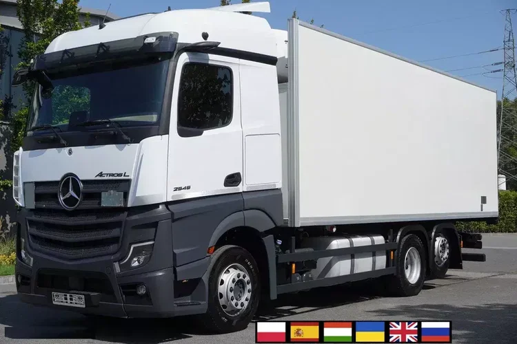 Mercedes Actros 2545 MP5 6x2 E6 / Chłodnia hakowa Kiesling / Carrier Supra 1250 zdjęcie 1