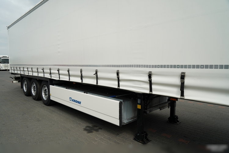 Krone FIRANKA / KOSZ NA PALETY / 2 OSIE PODNOSZONE / 2024 ROK / SPROWADZONA zdjęcie 9