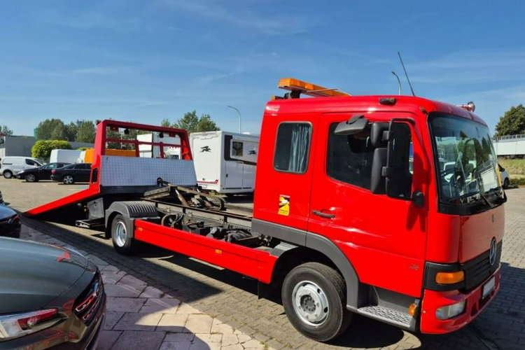 Atego Mercedes-Benz Atego 818 MOCNA PLATFORMA / AUTOLAWETA /DO MASZYN I Dost zdjęcie 30