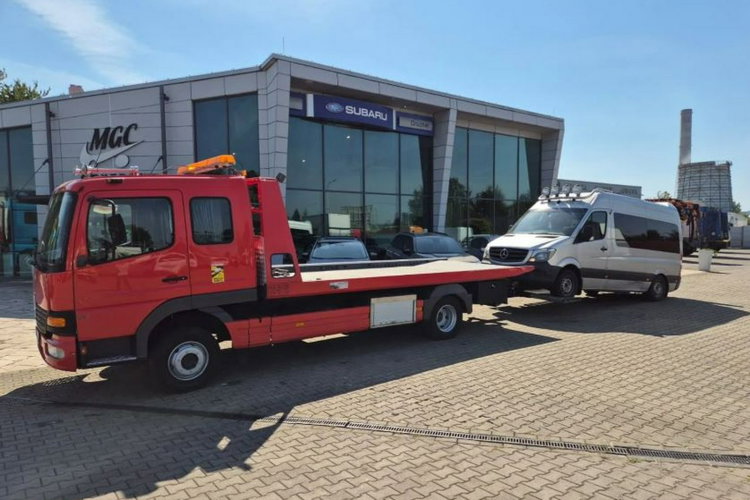 Atego Mercedes-Benz Atego 818 MOCNA PLATFORMA / AUTOLAWETA /DO MASZYN I Dost zdjęcie 31