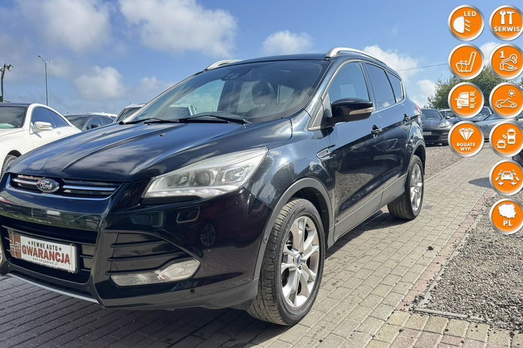 Ford Kuga 2.0tdci AWD 1 wl Polski salon Titanium bezwypadkowy mały przebieg gwar zdjęcie 1